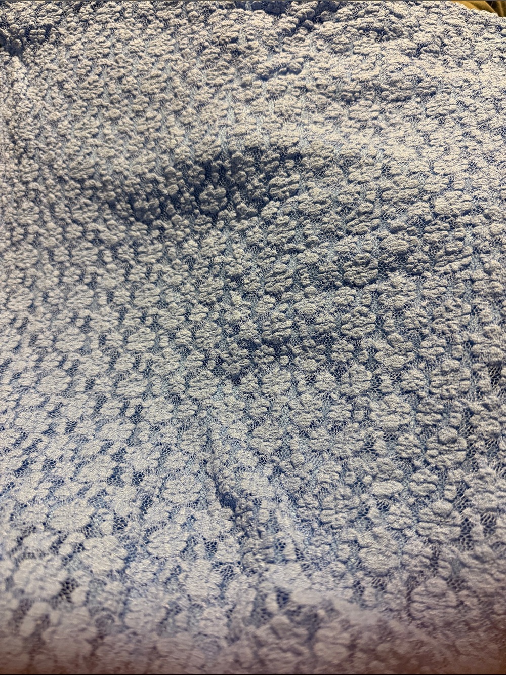 Strapless Textured Maxi Dress in Periwinkle Blue - Picture 7 of 7